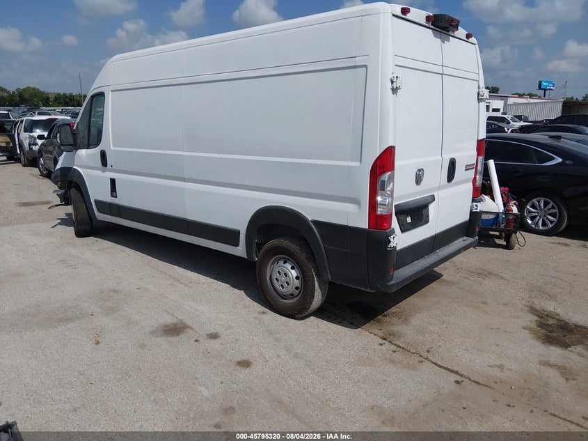 Vin: 3c6lrvdg5pe572049, lot: 46294151, ram promaster 2500 high roof 159 wb 20233