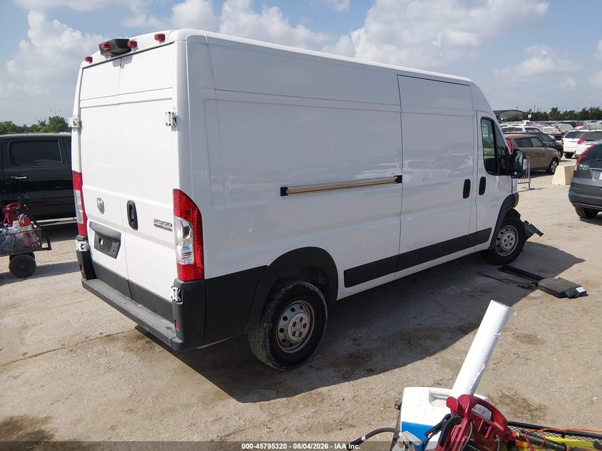 Vin: 3c6lrvdg5pe572049, lot: 46294151, ram promaster 2500 high roof 159 wb 20234