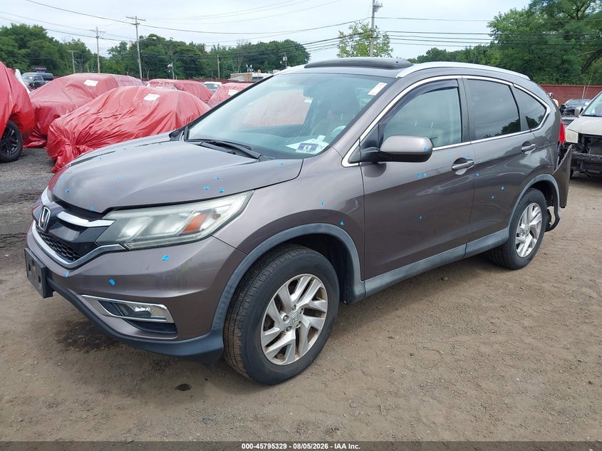 Vin: 2hkrm4h76fh661774, lot: 46294160, honda cr-v ex-l 20152