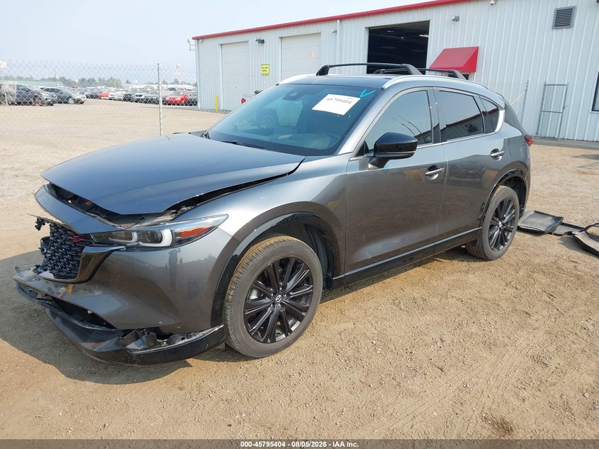 Vin: jm3kfbayxn0606038, lot: 46294235, mazda cx-5 2.5 turbo 20222
