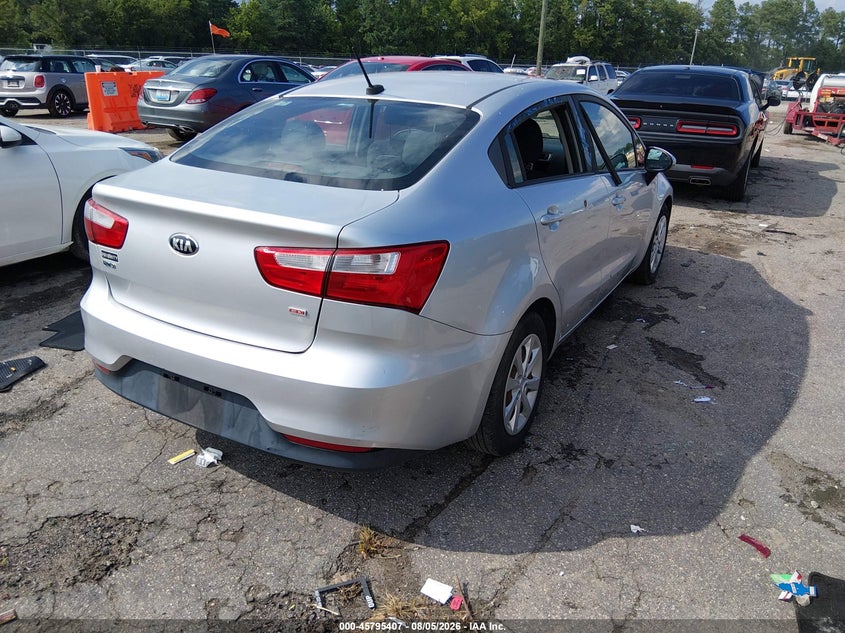 Vin: knadm4a33h6012574, lot: 46294238, kia rio lx 20174