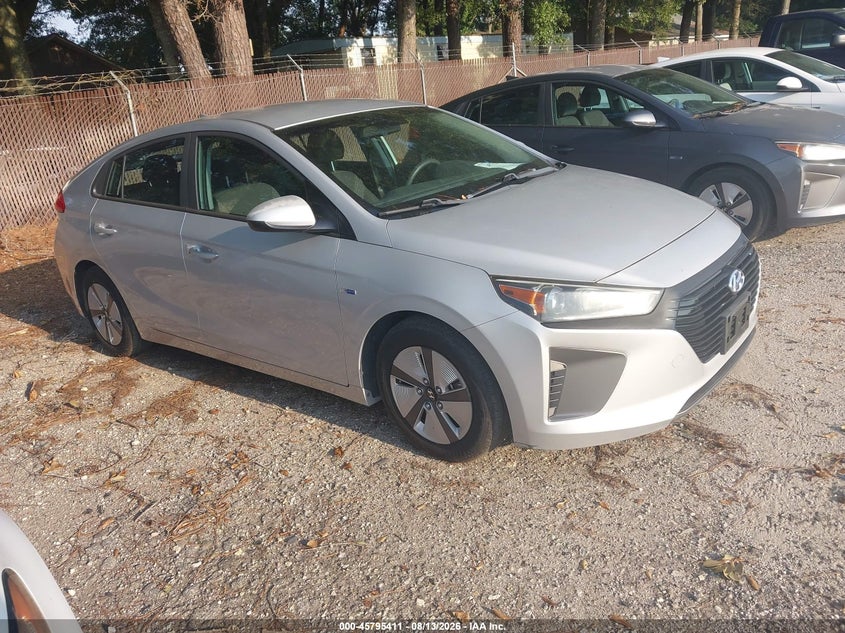 Vin: kmhc65lcxju099897, lot: 46294241, hyundai ioniq hybrid blue 20181