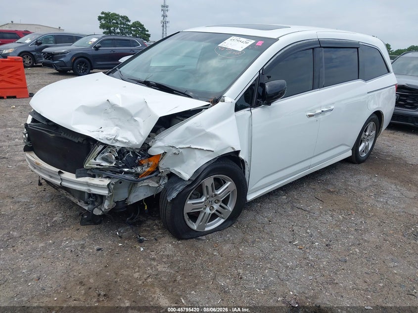 Vin: 5fnrl5h91bb011947, lot: 46294252, honda odyssey touring/touring elite 20112