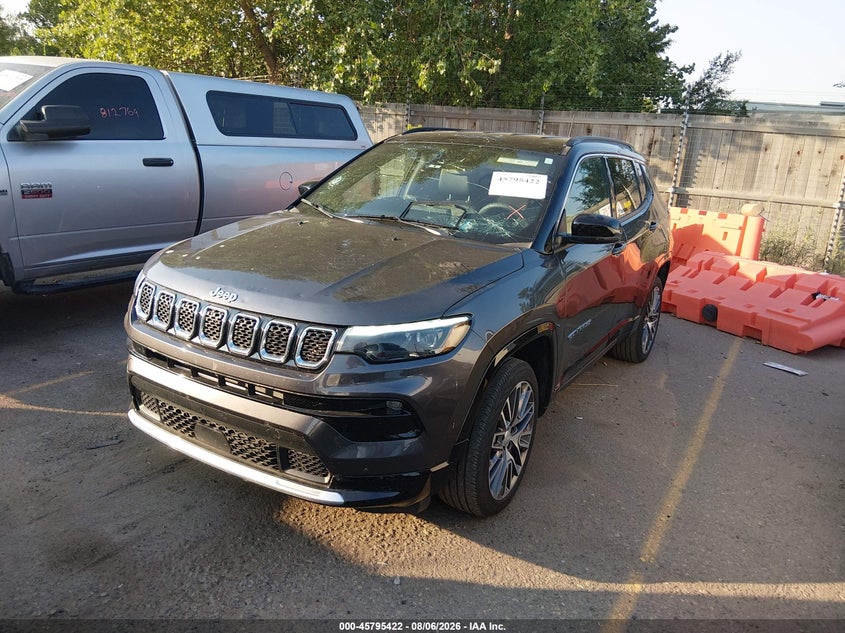 Vin: 3c4njdcn2pt574808, lot: 46294253, jeep compass limited 4x4 20232
