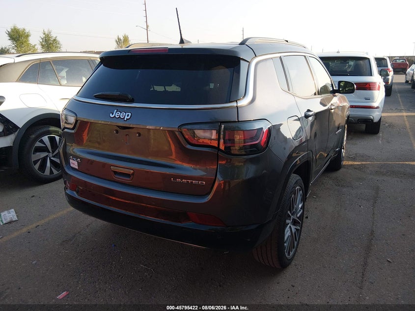 Vin: 3c4njdcn2pt574808, lot: 46294253, jeep compass limited 4x4 20234