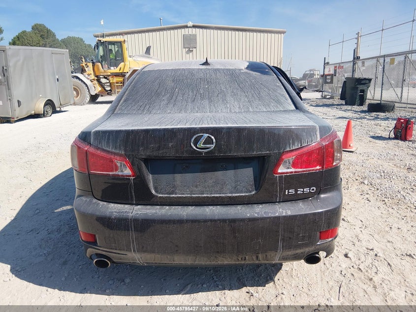 LEXUS IS 250 2012 VIN JTHBF5C25C5160818