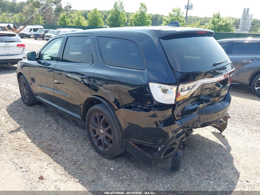 Vin: 1c4sdjct8jc372176, lot: 46294279, dodge durango r/t awd 20183