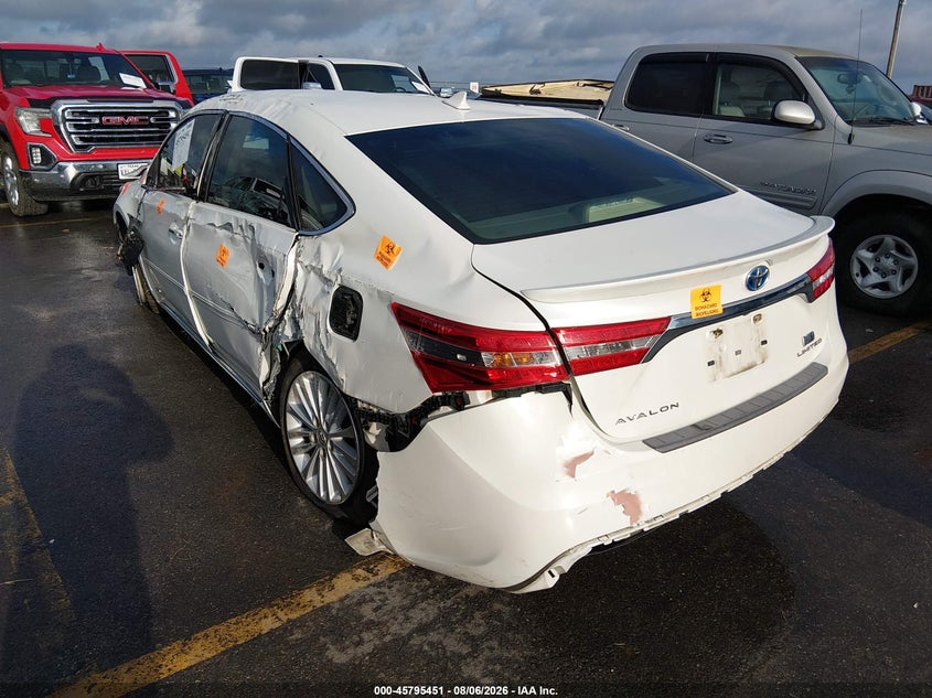Vin: 4t1bd1eb2eu032831, lot: 46294282, toyota avalon hybrid limited 20143