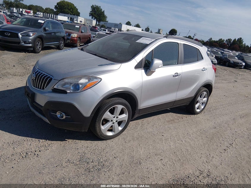 Vin: kl4cjfsb6gb583470, lot: 46294299, buick encore convenience 20162
