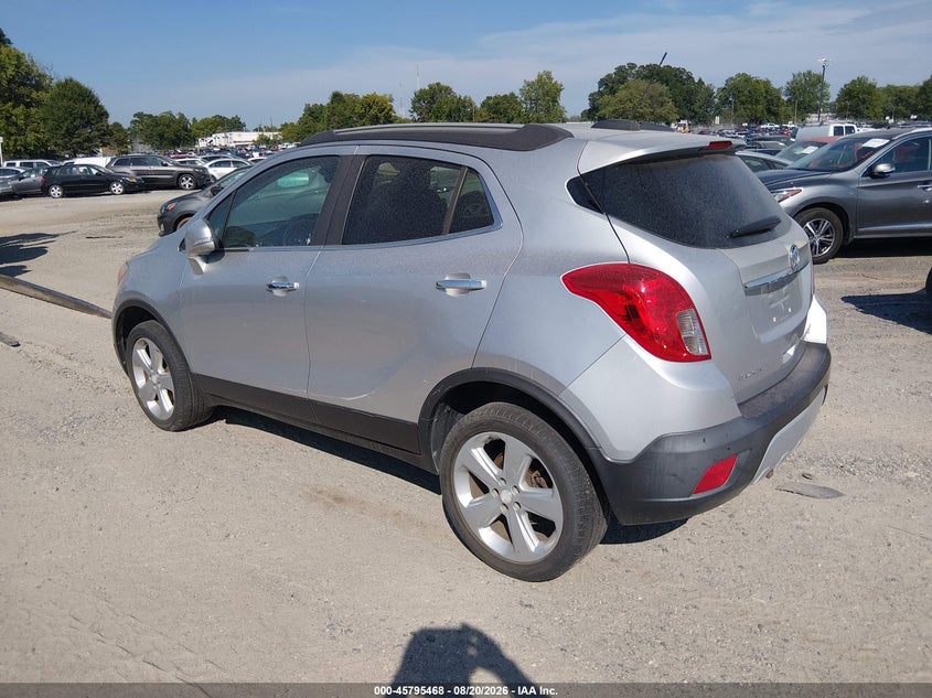 Vin: kl4cjfsb6gb583470, lot: 46294299, buick encore convenience 20163