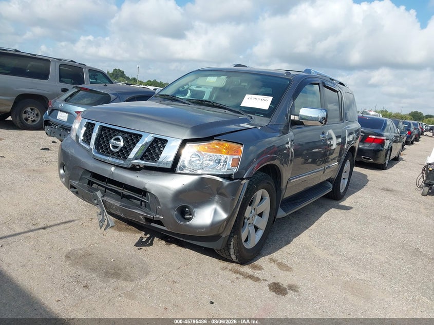 Vin: 5n1ba0nd0dn604492, lot: 46294317, nissan armada sl 20132