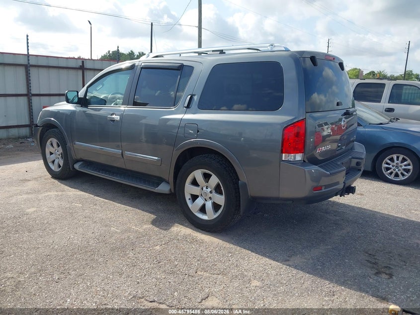 Vin: 5n1ba0nd0dn604492, lot: 46294317, nissan armada sl 20133