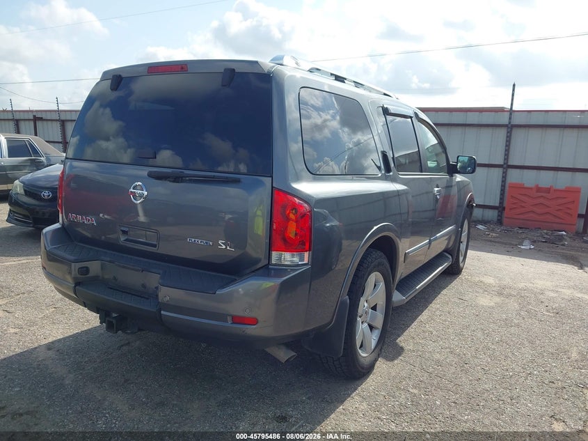 Vin: 5n1ba0nd0dn604492, lot: 46294317, nissan armada sl 20134
