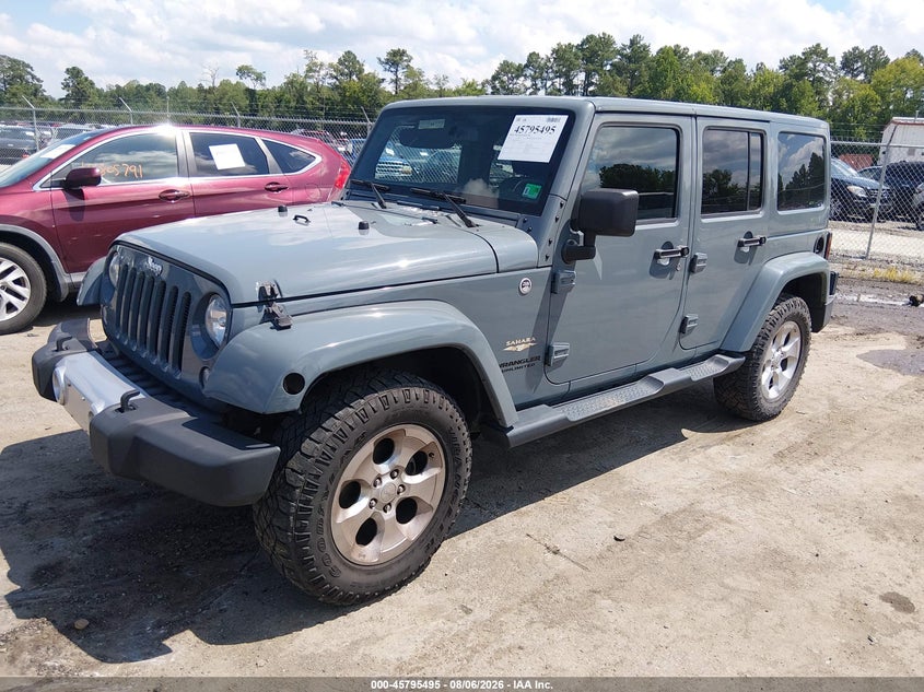 Vin: 1c4hjweg0fl622355, lot: 46294326, jeep wrangler unlimited sahara 20152