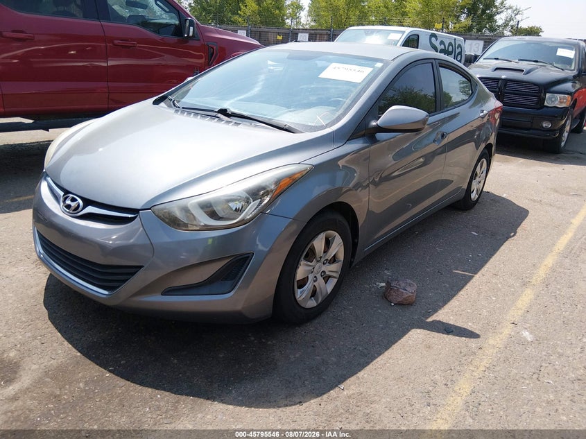 Vin: kmhdh4ae7gu650230, lot: 46294377, hyundai elantra se 20162