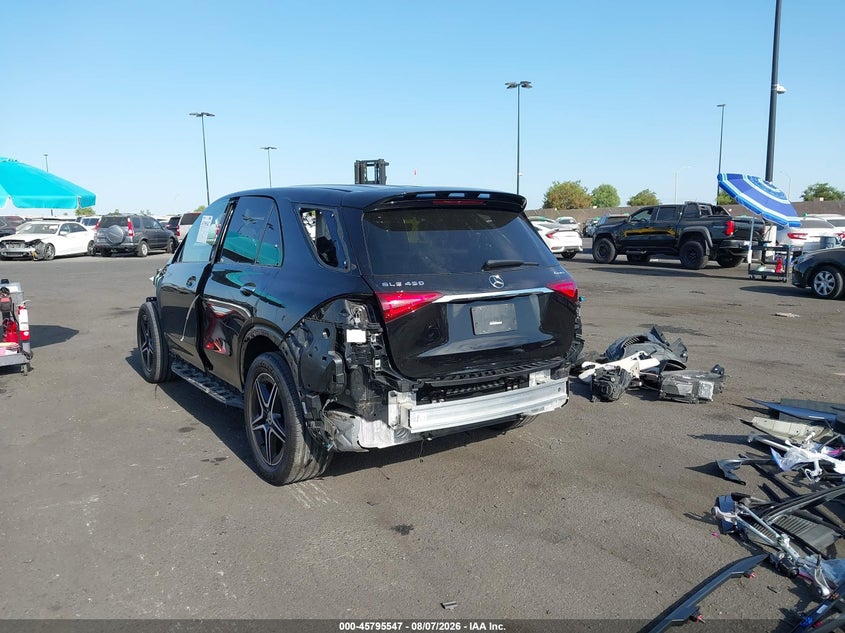 Vin: 4jgfb5kb1pa859257, lot: 46294378, mercedes-benz gle 450 4matic 20233