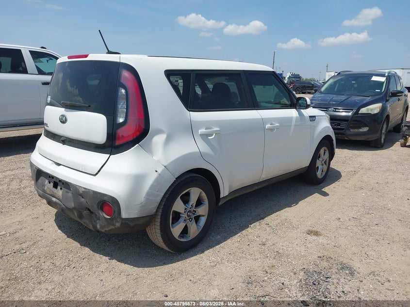 Vin: kndjn2a21h7433301, lot: 46294404, kia soul 20174