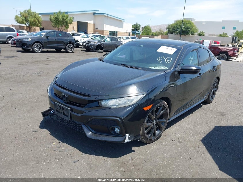 Vin: shhfk7h97hu231490, lot: 46294443, honda civic sport touring 20172