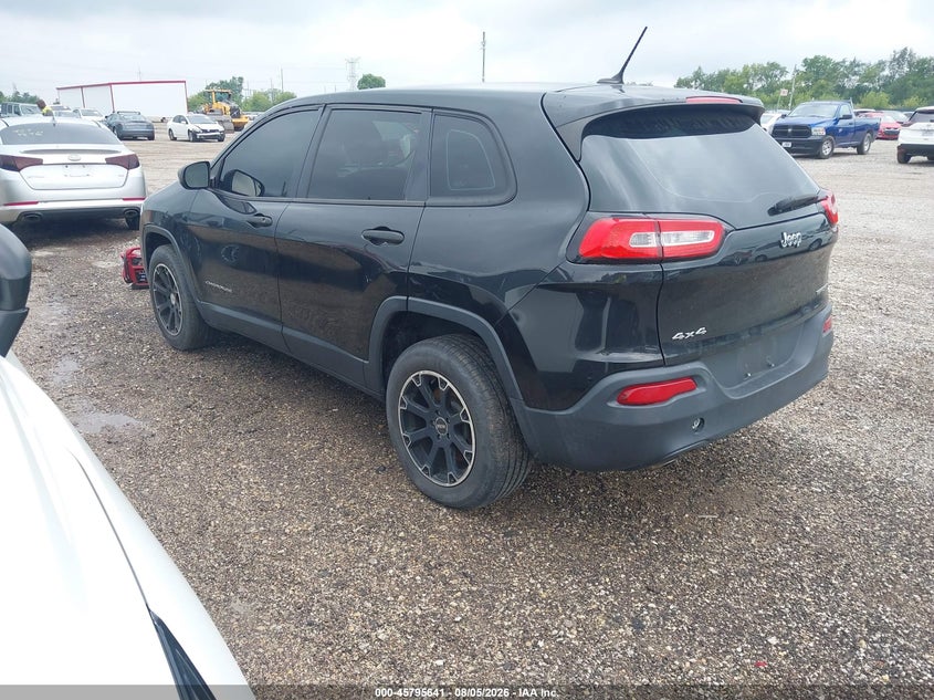 Vin: 1c4pjmab7ew149870, lot: 46294472, jeep cherokee sport 20143