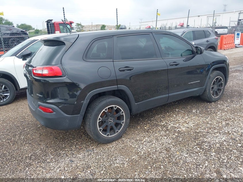 Vin: 1c4pjmab7ew149870, lot: 46294472, jeep cherokee sport 20144