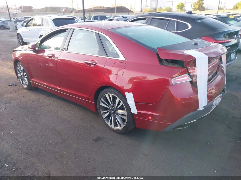 Vin: 3ln6l5mu4kr604631, lot: 46294508, lincoln mkz hybrid reserve ii 20193