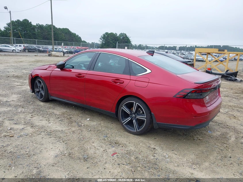 Vin: 1hgcy2f58sa089450, lot: 46294511, honda accord hybrid sport 20253