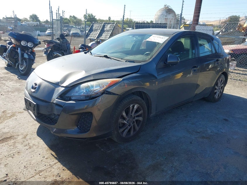 Vin: jm1bl1l81c1595222, lot: 46294518, mazda mazda3 i touring 20122