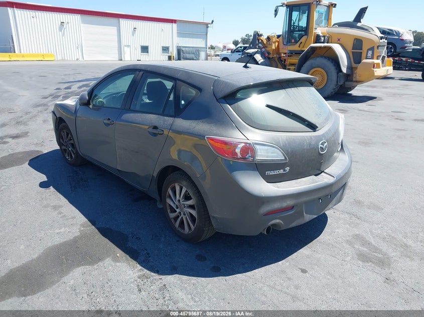 Vin: jm1bl1l81c1595222, lot: 46294518, mazda mazda3 i touring 20123