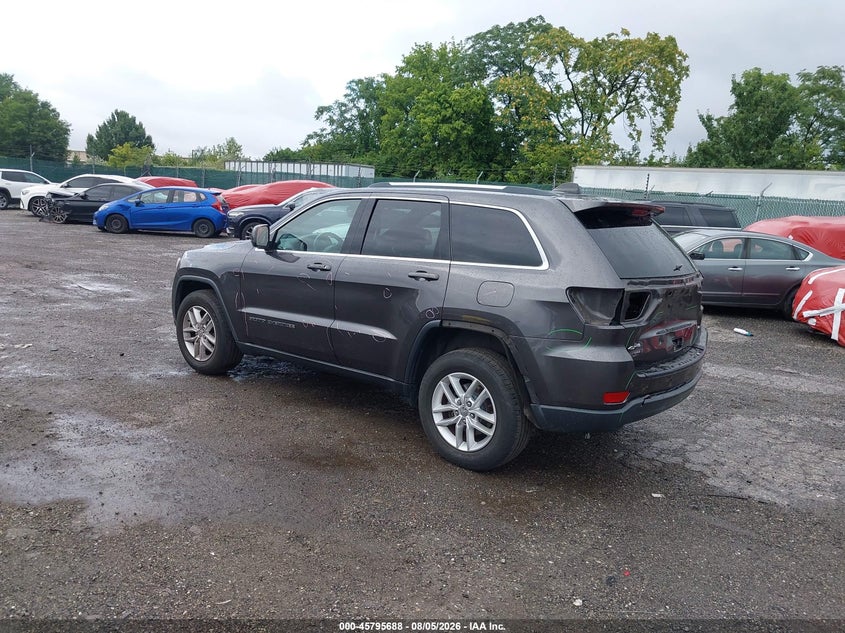Vin: 1c4rjfag1hc955869, lot: 46294519, jeep grand cherokee laredo 20173