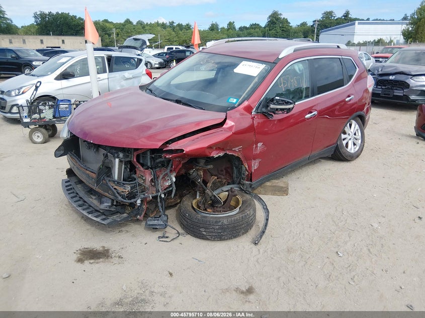 Vin: knmat2mv0fp526044, lot: 46294541, nissan rogue sv 20152
