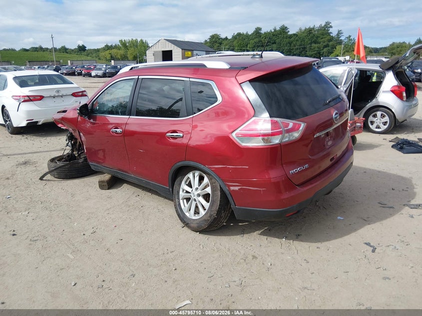 Vin: knmat2mv0fp526044, lot: 46294541, nissan rogue sv 20153