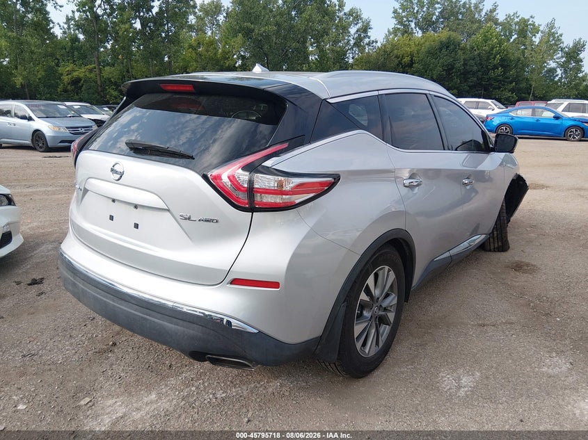 Vin: 5n1az2mh0gn100596, lot: 46294549, nissan murano platinum/s/sl/sv 20164