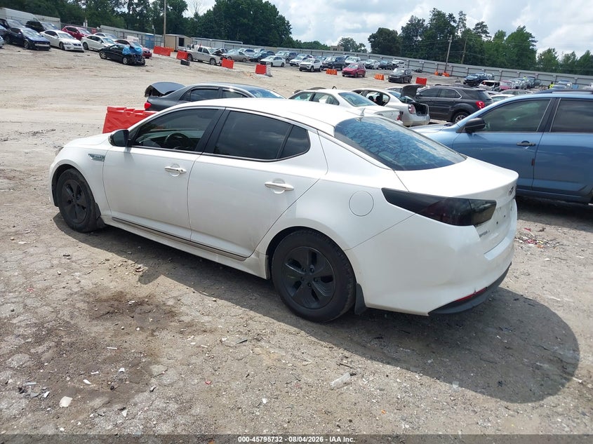 Vin: knagm4adxe5071418, lot: 46294563, kia optima hybrid lx 20143