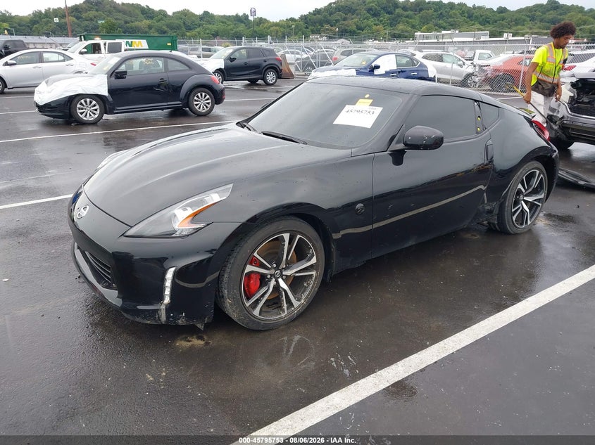 Vin: jn1az4eh5jm571822, lot: 46294584, nissan 370z sport 20182