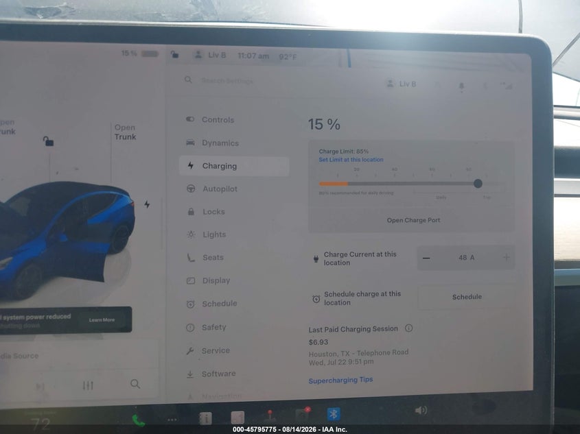 TESLA MODEL Y 2022 VIN 7SAYGDEF2NF380957