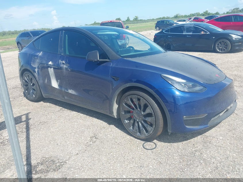 Vin: 7saygdef2nf380957, lot: 46294606, tesla model y performance dual motor all-wheel drive 2022 img_1