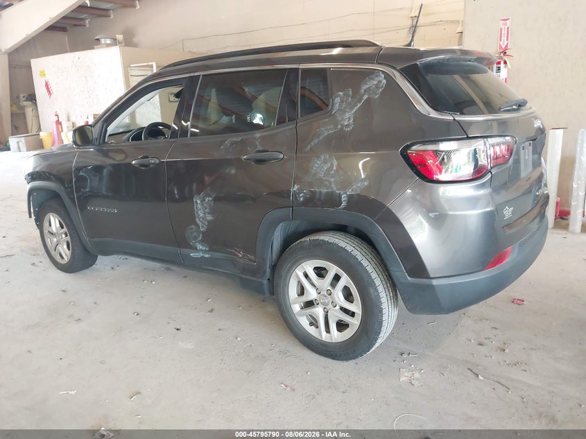 Vin: 3c4njcab3mt535112, lot: 46294621, jeep compass sport fwd 20213