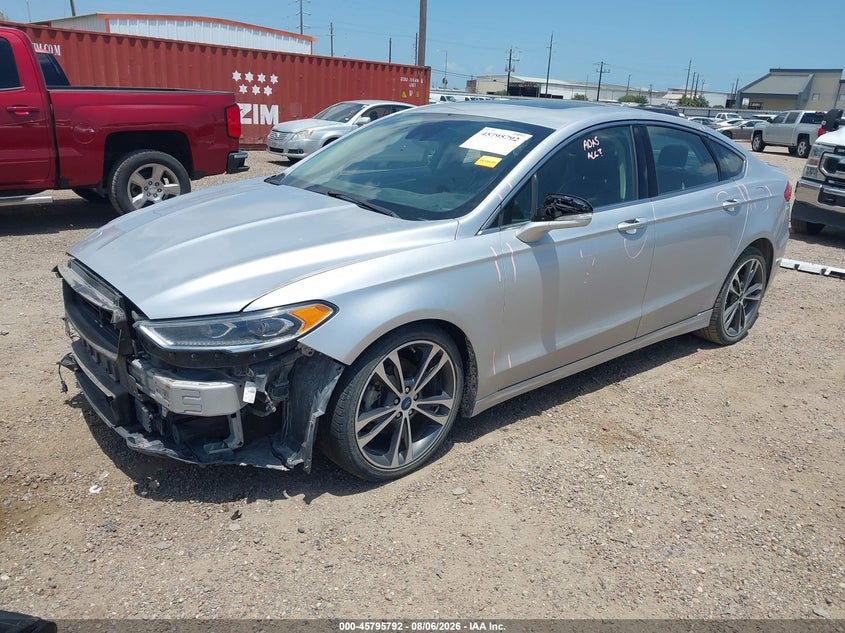 Vin: 3fa6p0d96kr152727, lot: 46294623, ford fusion titanium 20192
