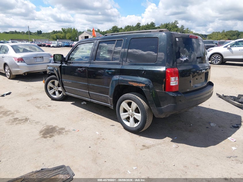 Vin: 1c4njpfb3dd211115, lot: 46294632, jeep patriot latitude 20133