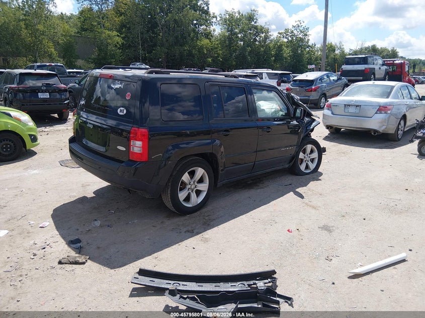 Vin: 1c4njpfb3dd211115, lot: 46294632, jeep patriot latitude 20134
