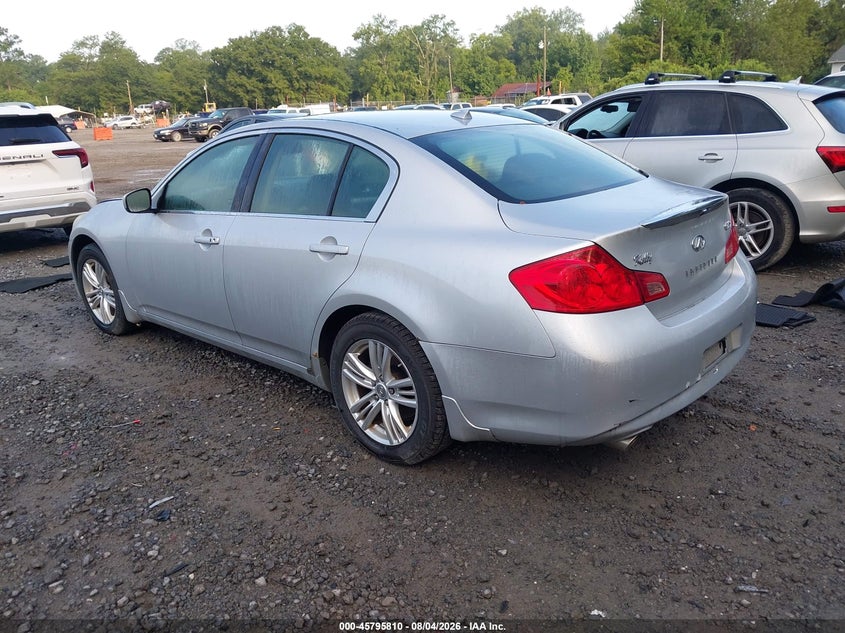 2011 INFINITI G25X auction photo 3