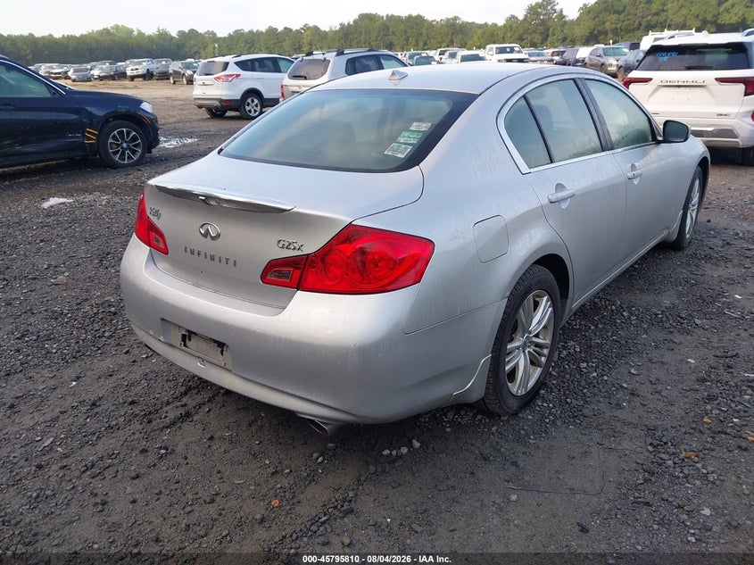 2011 INFINITI G25X auction photo 4