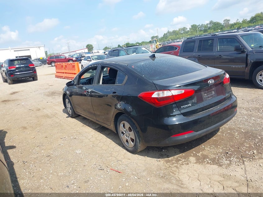 Vin: knafk4a61g5565544, lot: 46294642, kia forte lx 20163