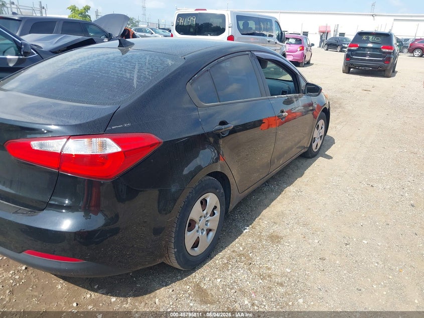 Vin: knafk4a61g5565544, lot: 46294642, kia forte lx 20164