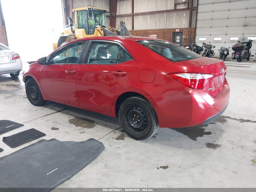 Vin: 2t1burhe3gc521537, lot: 46294652, toyota corolla le 20163
