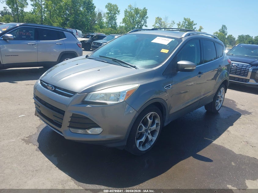 Vin: 1fmcu0j90eud30571, lot: 46294672, ford escape titanium 20142