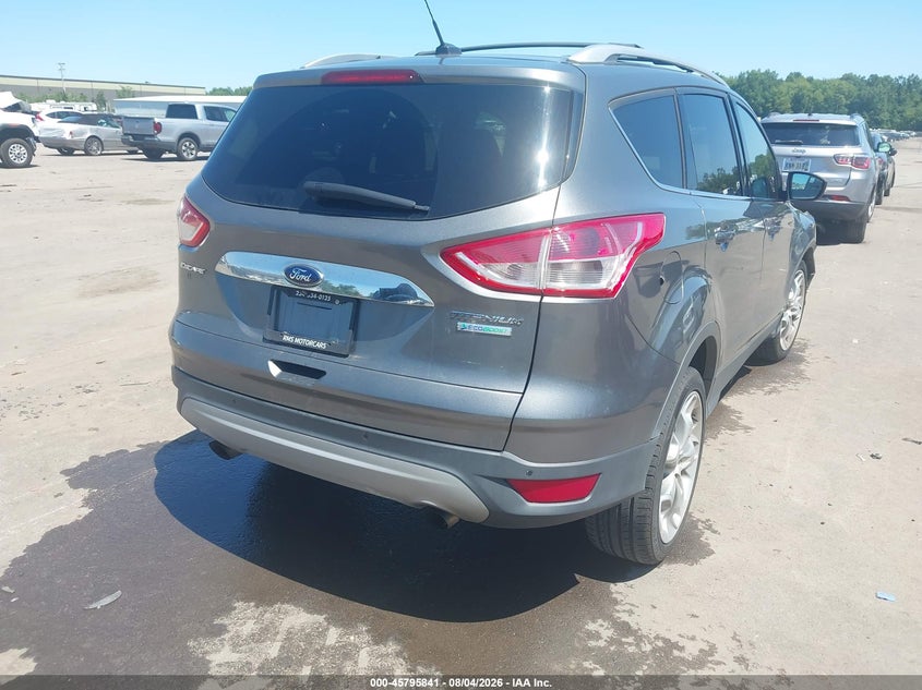 Vin: 1fmcu0j90eud30571, lot: 46294672, ford escape titanium 20144