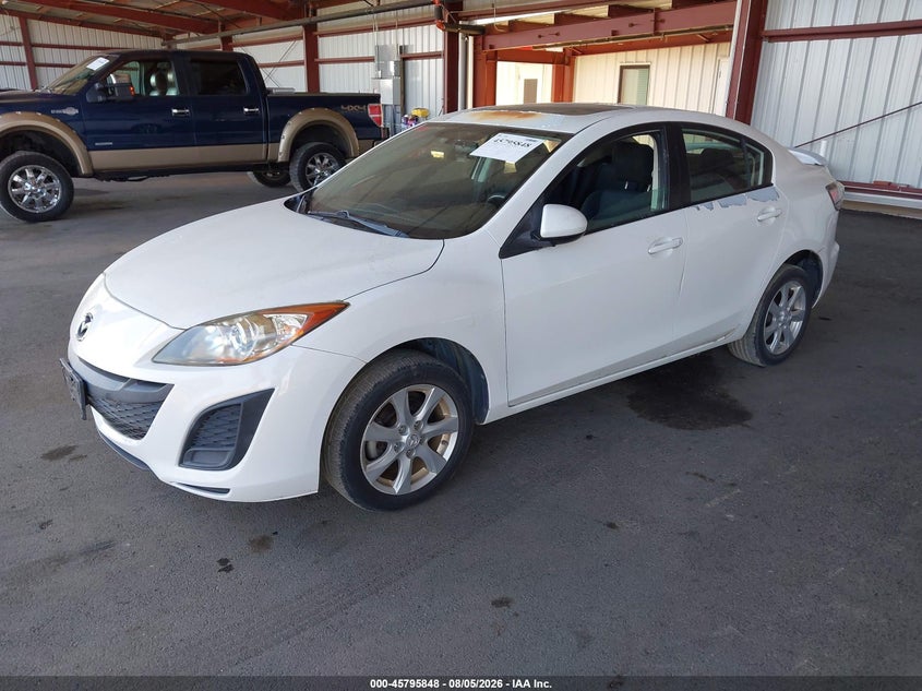 Vin: jm1bl1vf7b1475502, lot: 46294679, mazda mazda3 i touring 20112