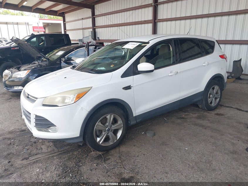 Vin: 1fmcu0gx1euc00613, lot: 46294696, ford escape se 20142