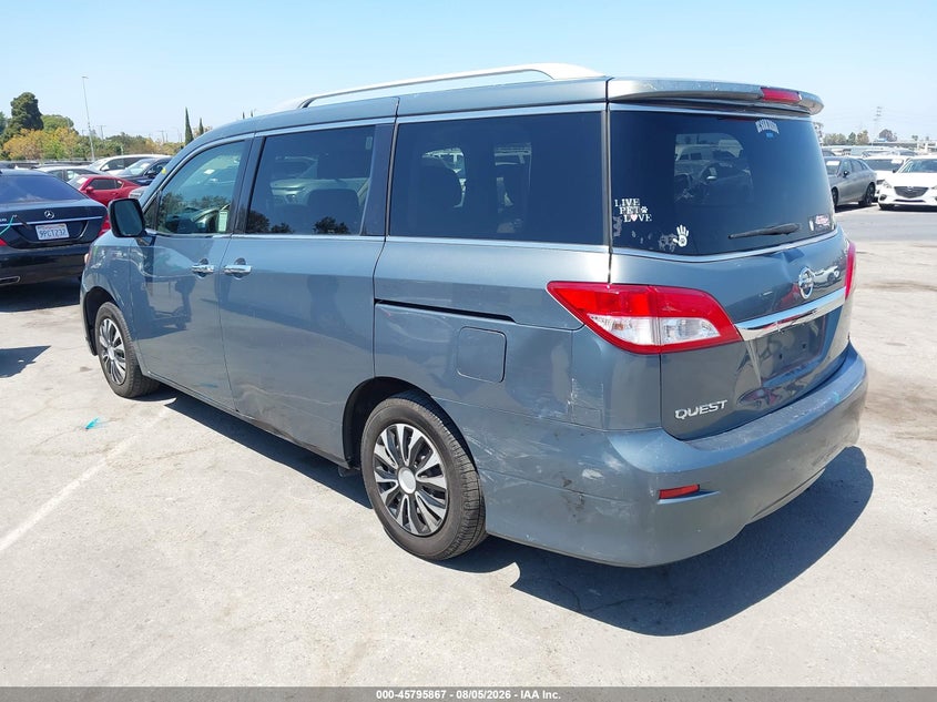 2012 NISSAN QUEST auction photo 3